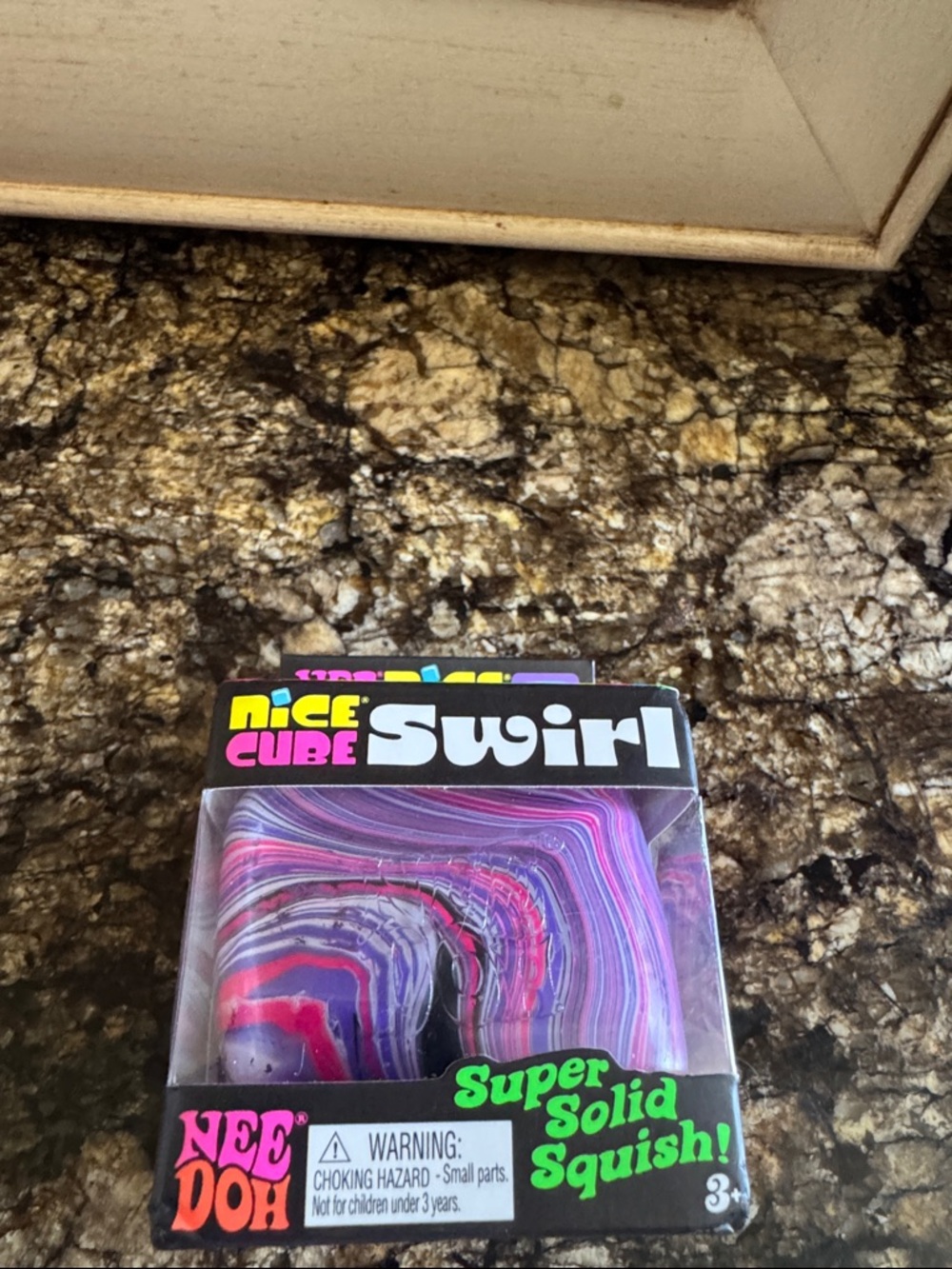 NWT Nice CUBE Swirl Needoh Purple, Pink and White